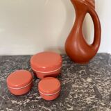 Pull-out boxes in bakelite lacquered 70s