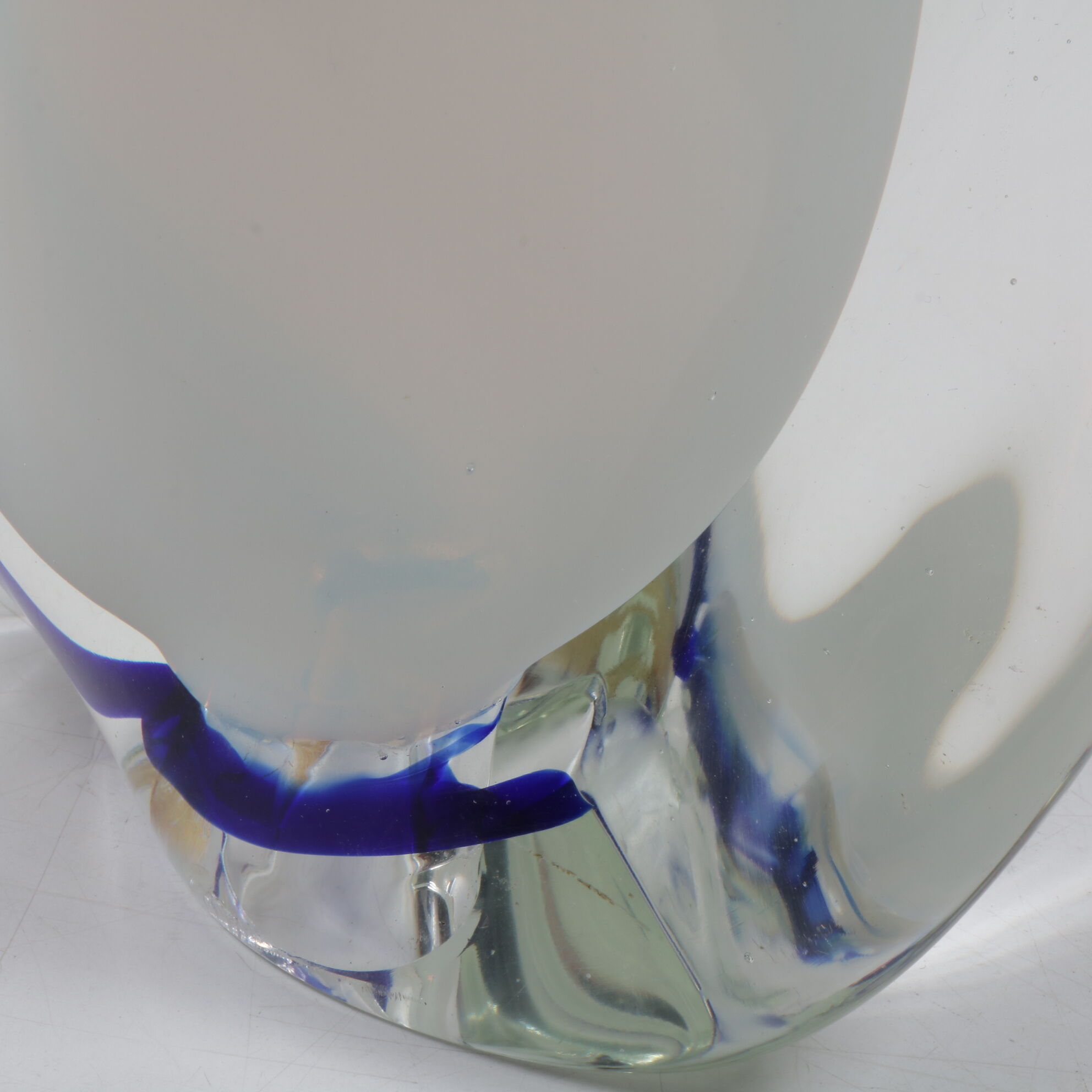 Lampe en verre de Murano par Seguso Murano en Italie 1950