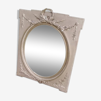 Trumeau Louis XVI style mirror 90x74