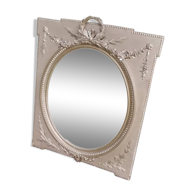 Trumeau Miroir de style Louis XVI 90x74