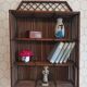Rattan and bamboo shelf