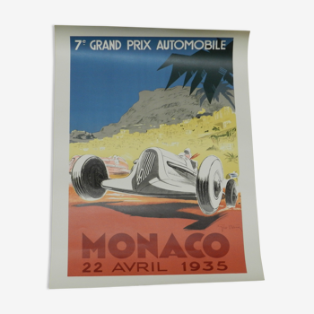 Monaco Grand Prix Poster of 1935