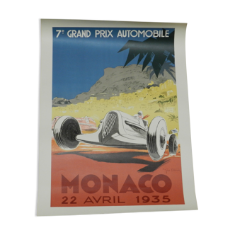 Monaco Grand Prix Poster of 1935