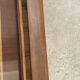 Art Deco service tray in precious wood under glass