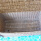 Bench chest storage childrens vintage Wicker