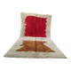 Moroccan Berber rug 300 × 200 cm – ecru, red and brown, graphic pattern