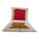 Moroccan Berber rug 300 × 200 cm – ecru, red and brown, graphic pattern