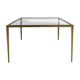 Table basse en laiton de Deutsche Werkstätten
