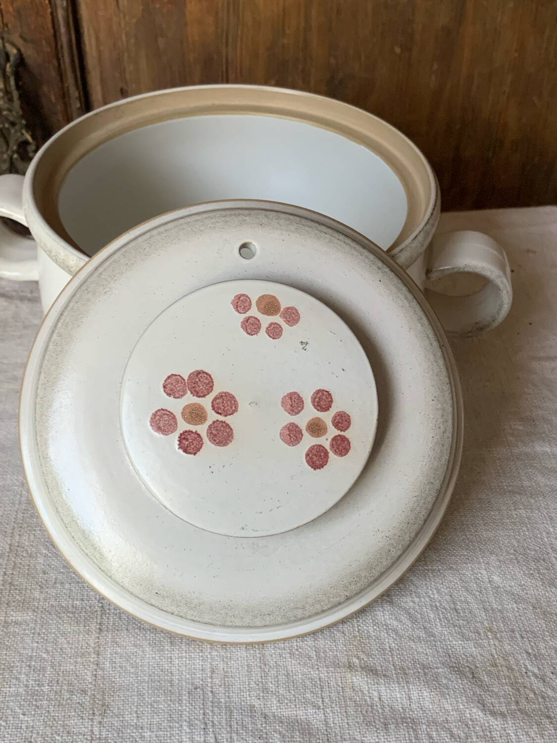 Denby Gypsy stoneware soup tureen 1970