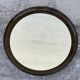 Vintage 1970 smoked Plexiglas round mirror