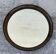 Vintage 1970 smoked Plexiglas round mirror