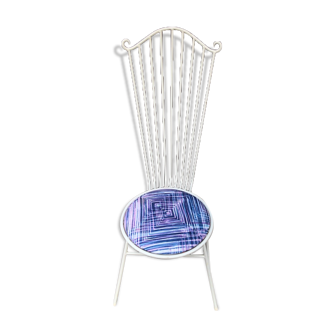 Wrought iron garden chair