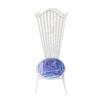 Wrought iron garden chair