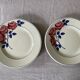 Dessert plates decorated with HBCM roses