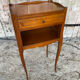 Antique nightstand louis xv style cherry wood drawer + vintage case