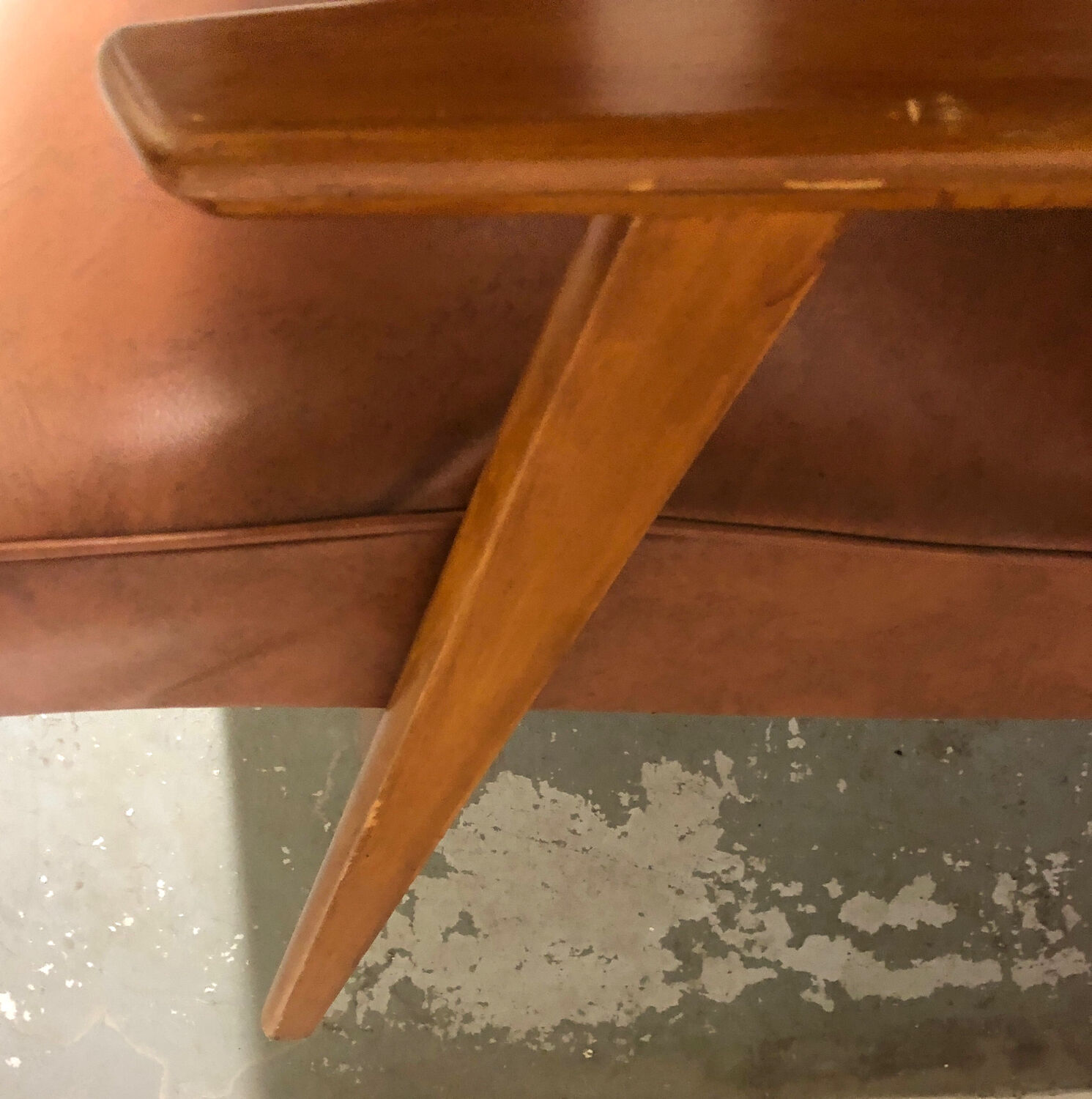 Pair of armchairs Scandinavian design feet compass vintage period 1960s