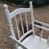 Old white baby high chair