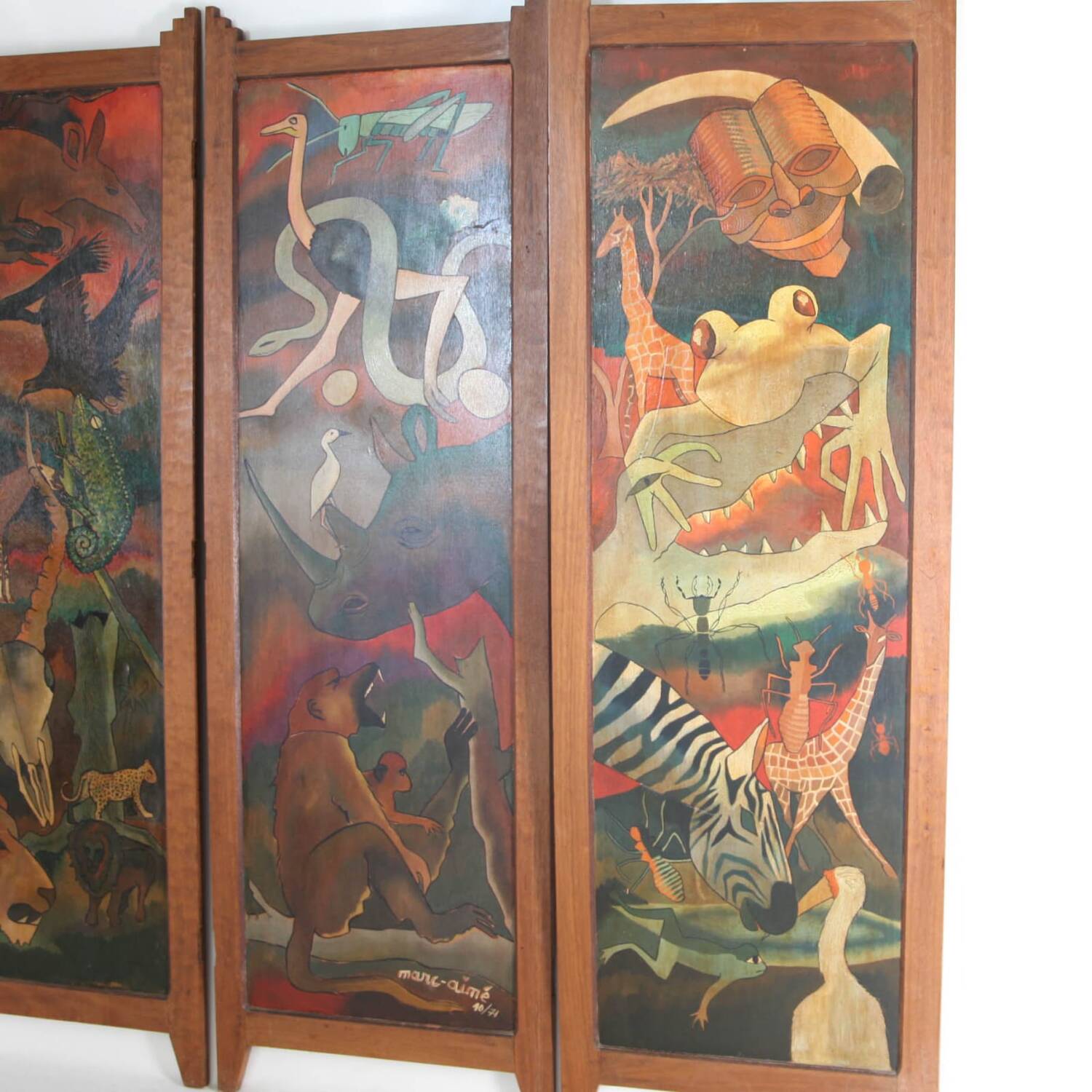 Set of 4 wall panels