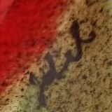 Ashtray or pocket emptier signed 60s Width 15.5 cm