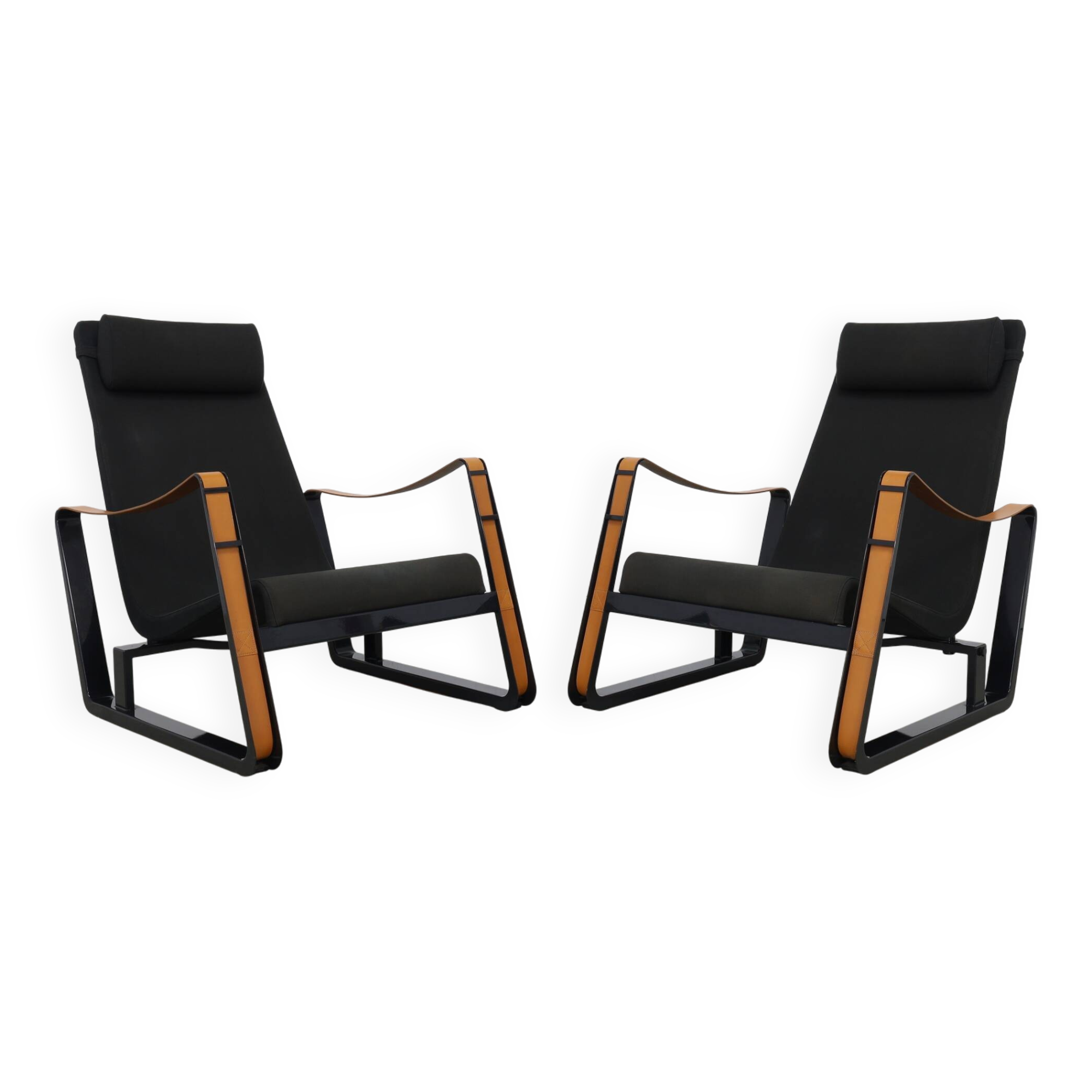 2x Lounge Chair Cité by Jean Prouvé for Vitra (set price)