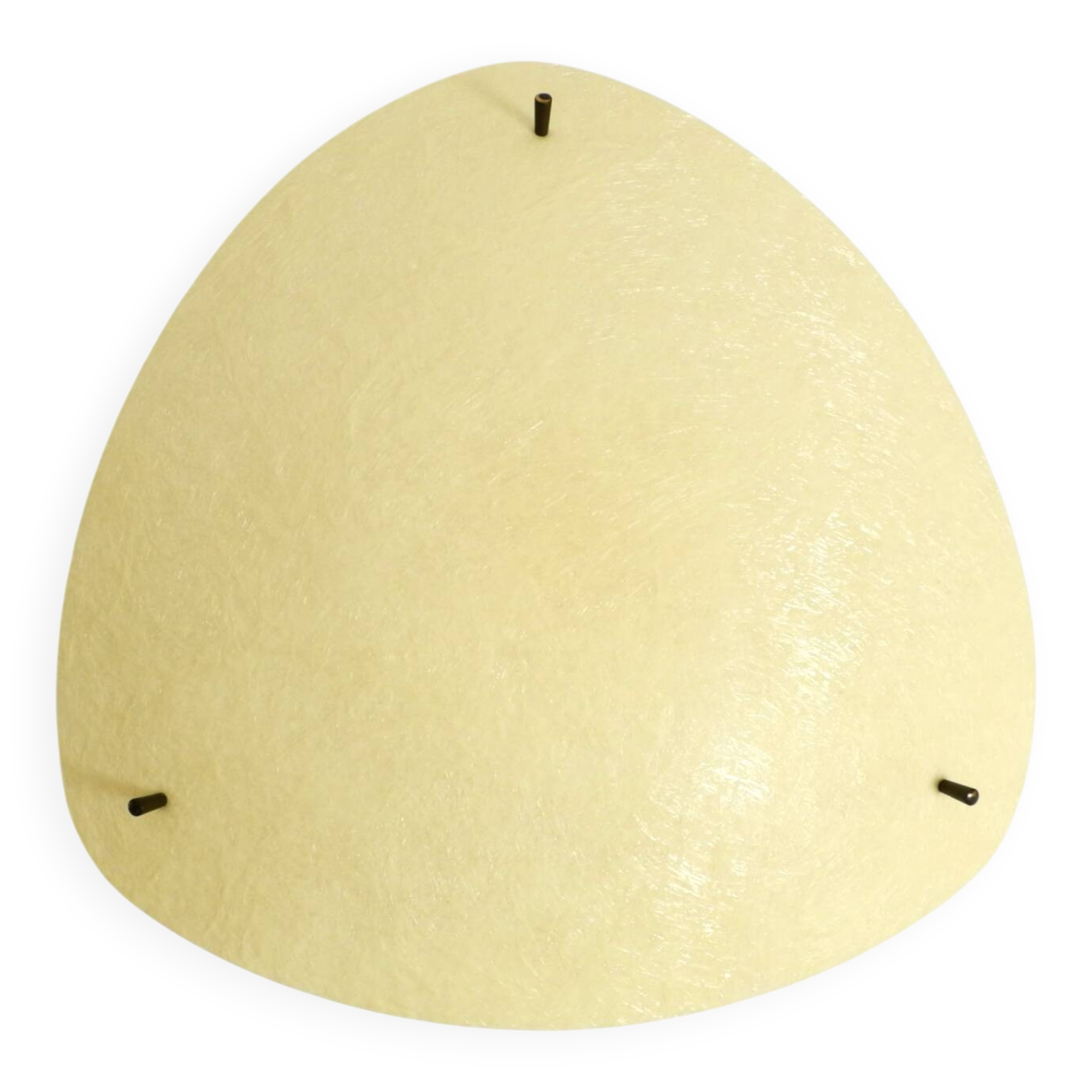 Beautiful, rare mid-century modern fiberglass ceiling lamp