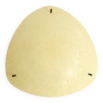 Beautiful, rare mid-century modern fiberglass ceiling lamp