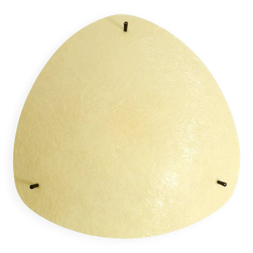 Beautiful, rare mid-century modern fiberglass ceiling lamp