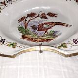 Beard dish in glazed earthenware XIXth century