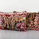 Set of 2 vintage velvet cushion covers 30x46 cm