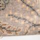 3x7 Cream & Brown Oriental Vintage Rug, 108x207Cm