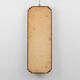Geometric octagonal wooden Art Deco mirror, Italy ca. 1925