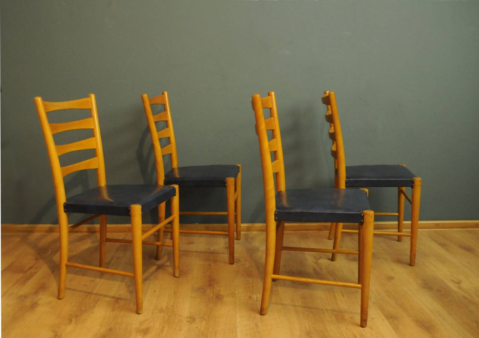 Chaises en teck des années 1950 - Gemla Fabrikers