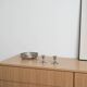 Set of metal candlesticks, Italian design, 1970s, made in Italy
