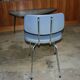 Vintage ski and chrome chair 1950