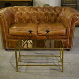 Pair of wrought iron candlesticks by Charles Piguet 1940s