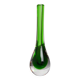Green sommerso soliflor vase by Seguso, Murano, Italy, 1970