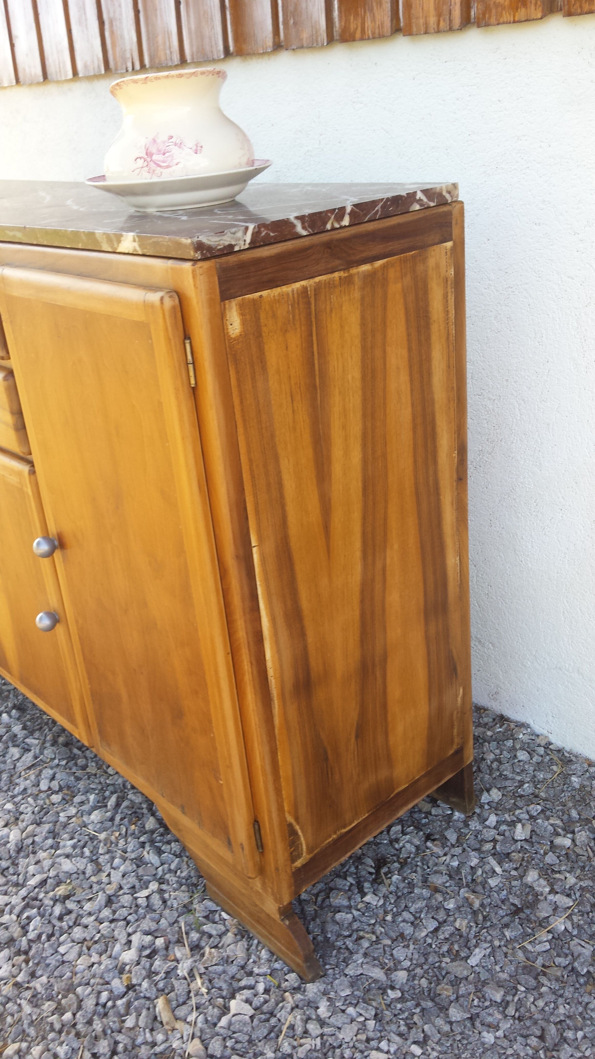 Mado buffet, pink marble tray