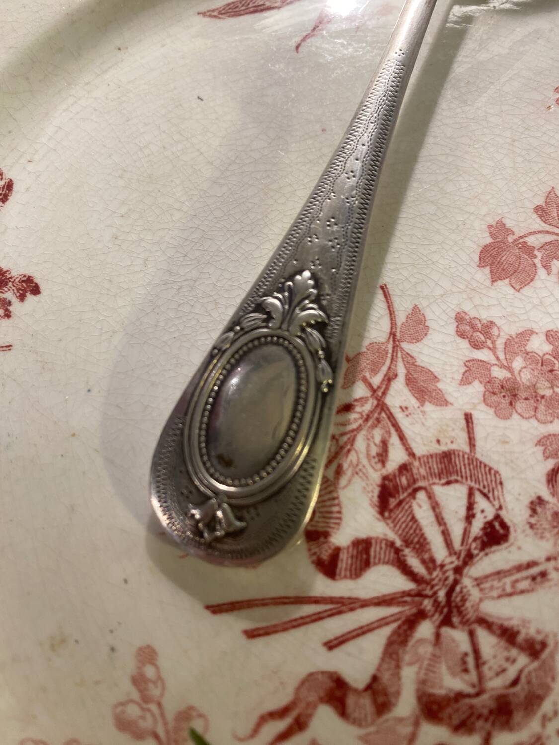 20 cm silver-plated spoon