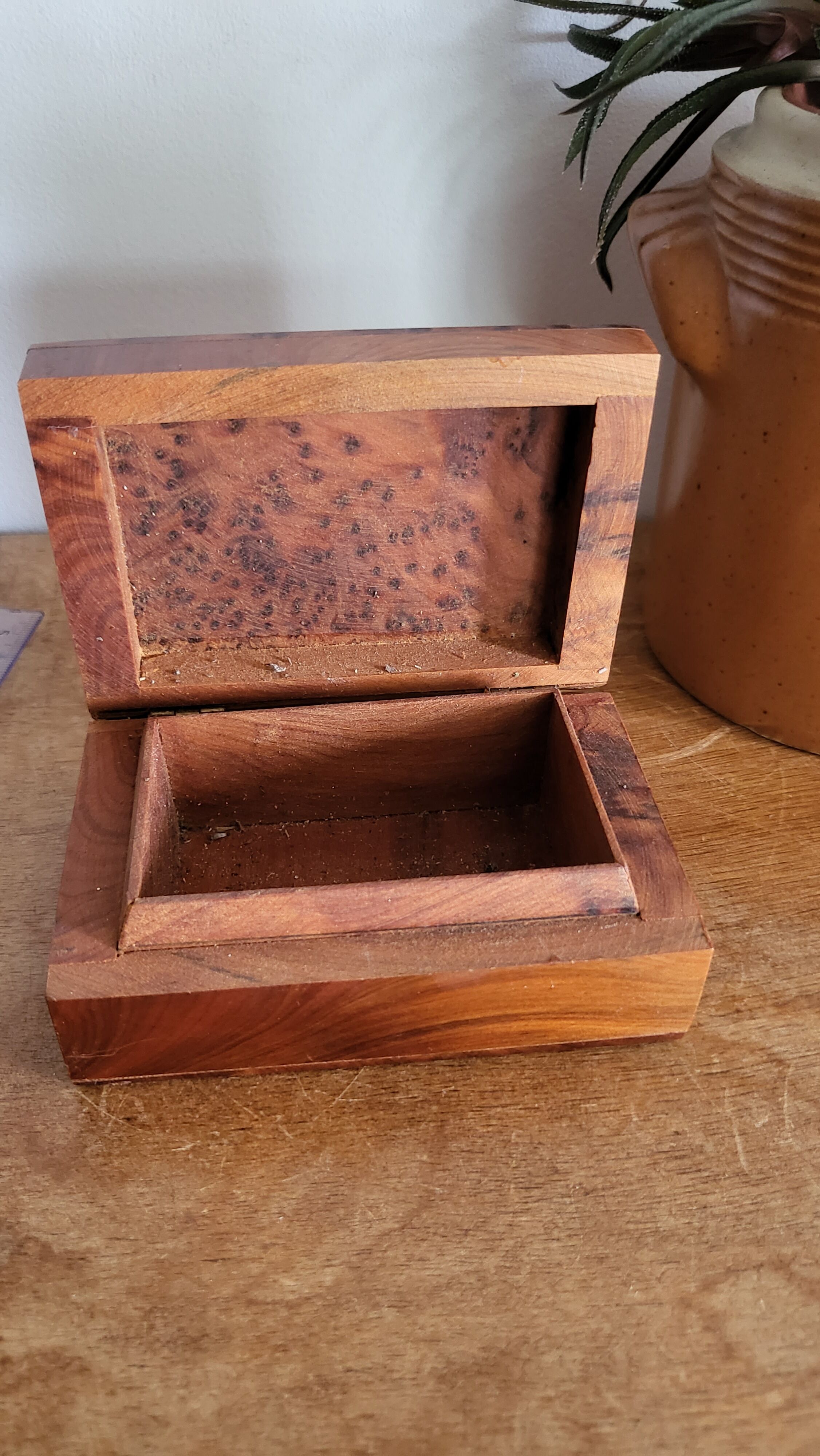 Jewelry box in noble wood