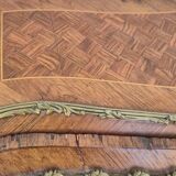 Louis XV style lady's desk in marquetry and bronze