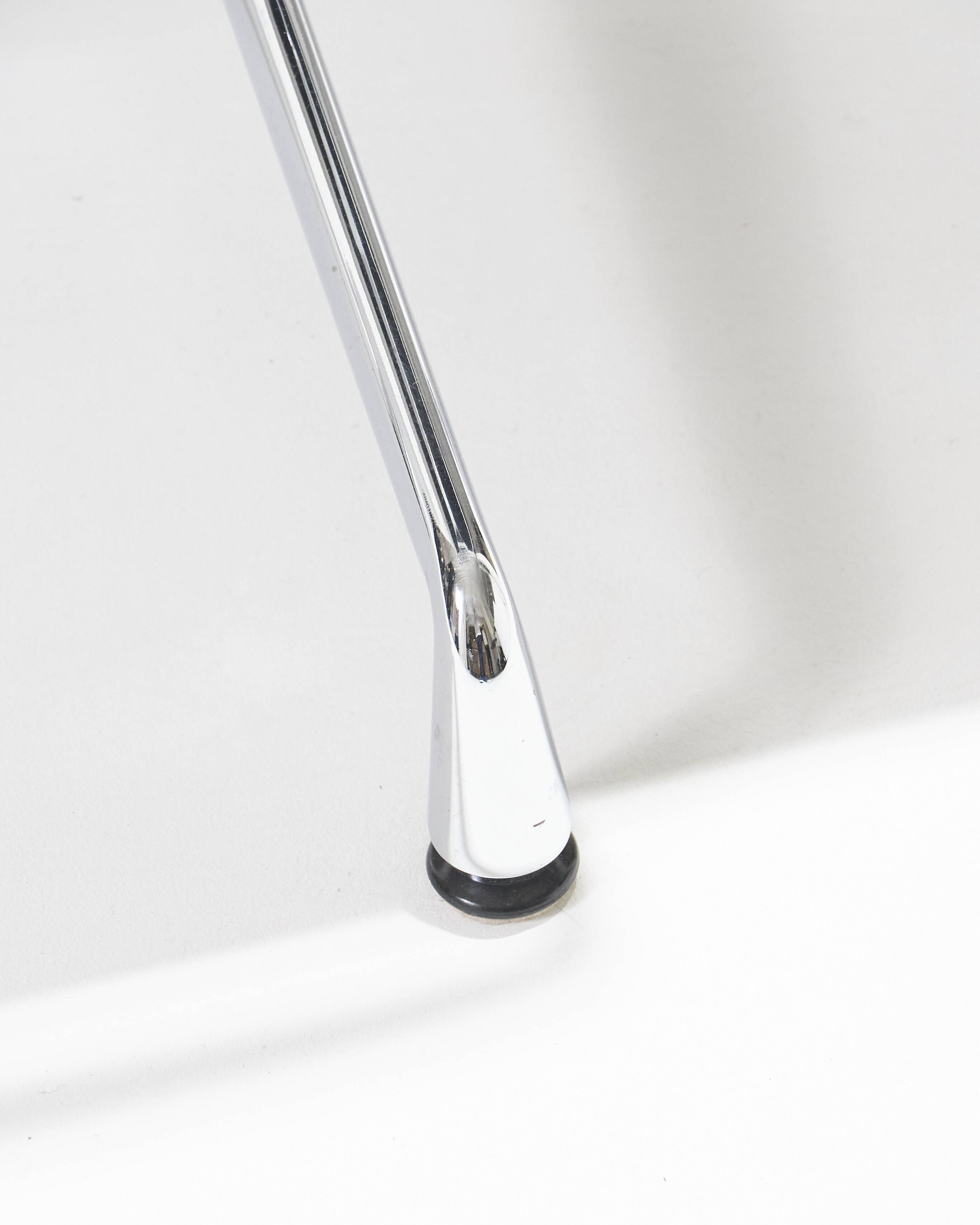 CHARLES EAMES "SOFT PAD EA 208" LEATHER ARMCHAIR, 1960s