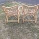 Rattan armchairs design Louis Sognot