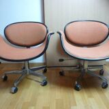 Pair of tulip swivel armchairs by Pierre Paulin for Artifort