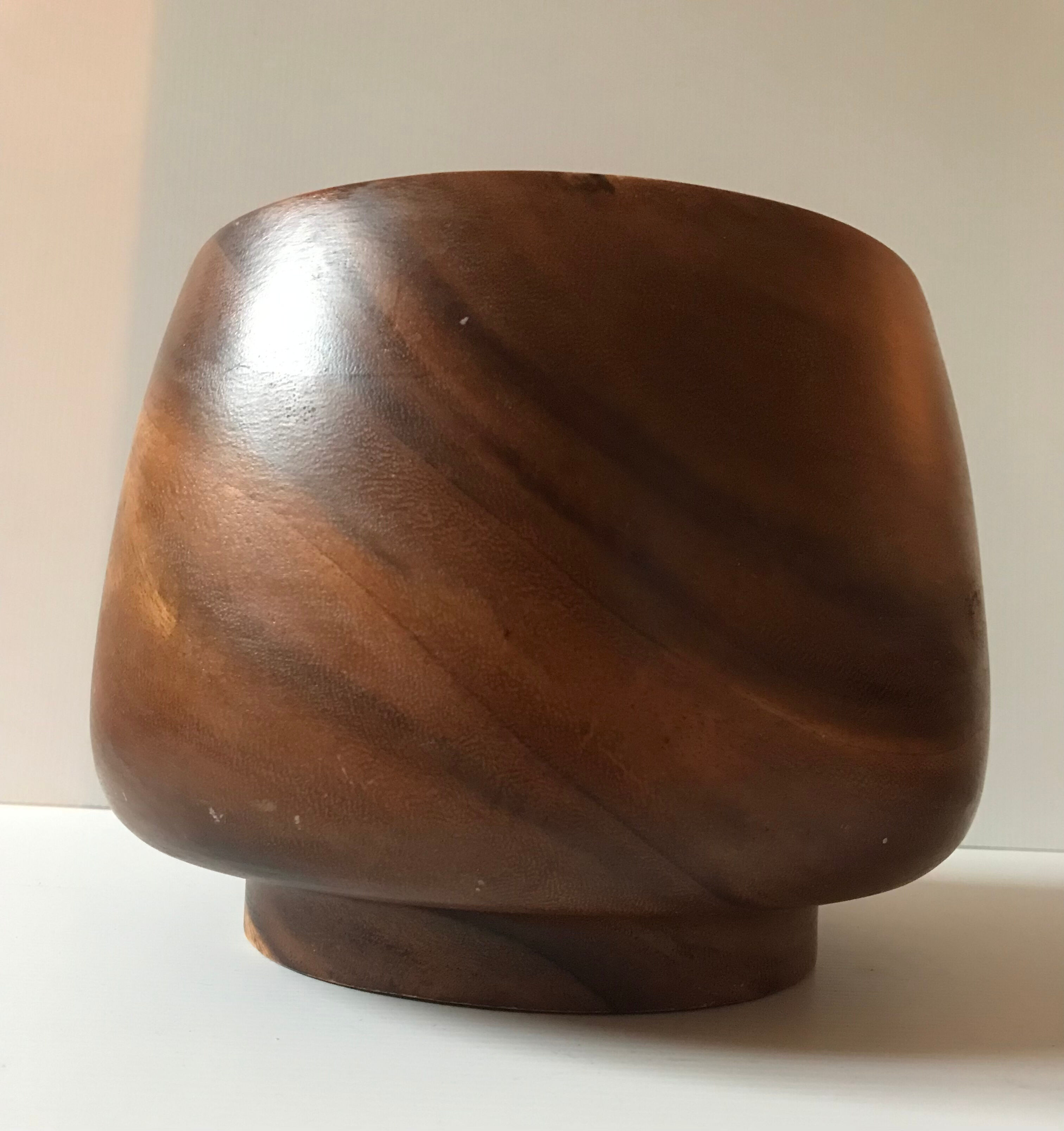 Wooden bowl 4 liters vintage