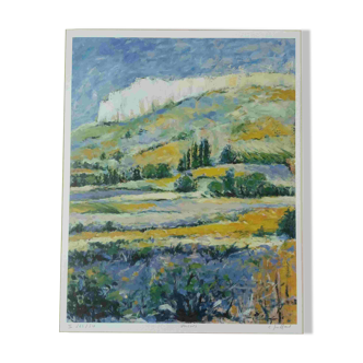 Lithograph vercors charles jaillard