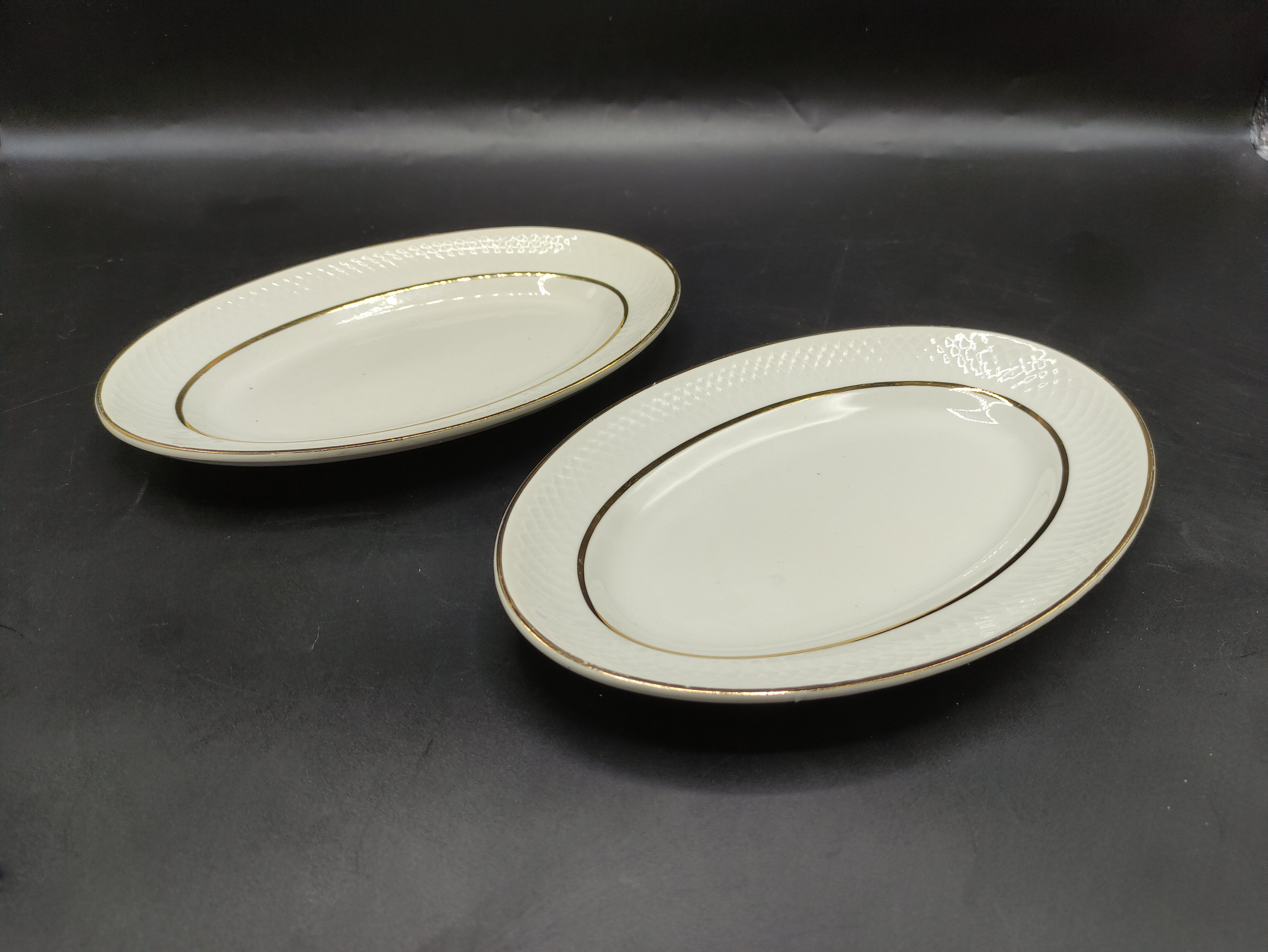 2 raviers Orchies - Moulin des Loups - White and gold