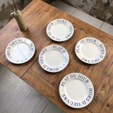 XL italy plates "Dish of the day"