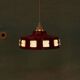 1970s vintage glass pendant from the space age, Sweden