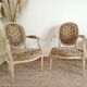 Pair of Louis XVI period armchairs