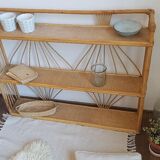 Shelves wicker vintage 100x82cm